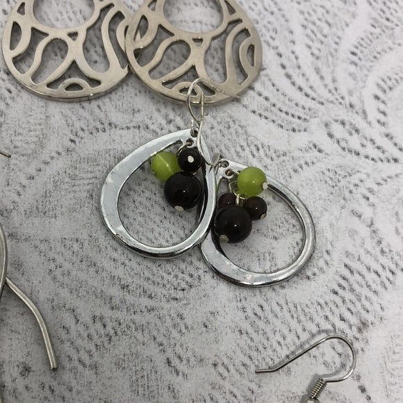 Bundle lot 9 modernist style earrings variety - Picture 8 of 11